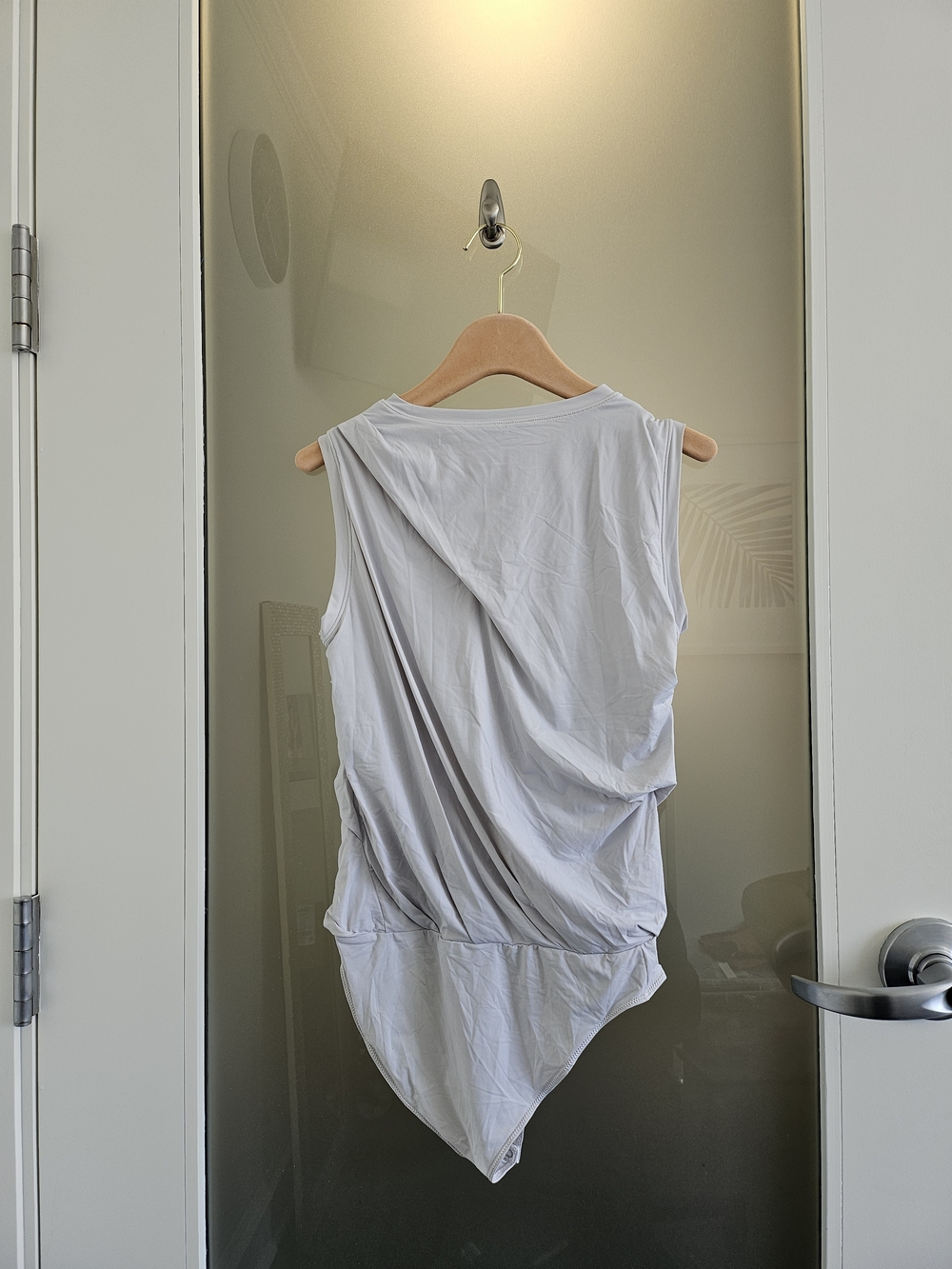 rag & bone White Sleeveless Draped Bodysuit - Picture 4 of 5